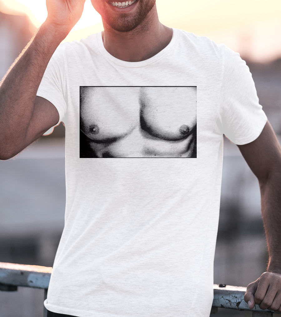 Boy Crazy Pecs Bold Monochrome Torso T-Shirt