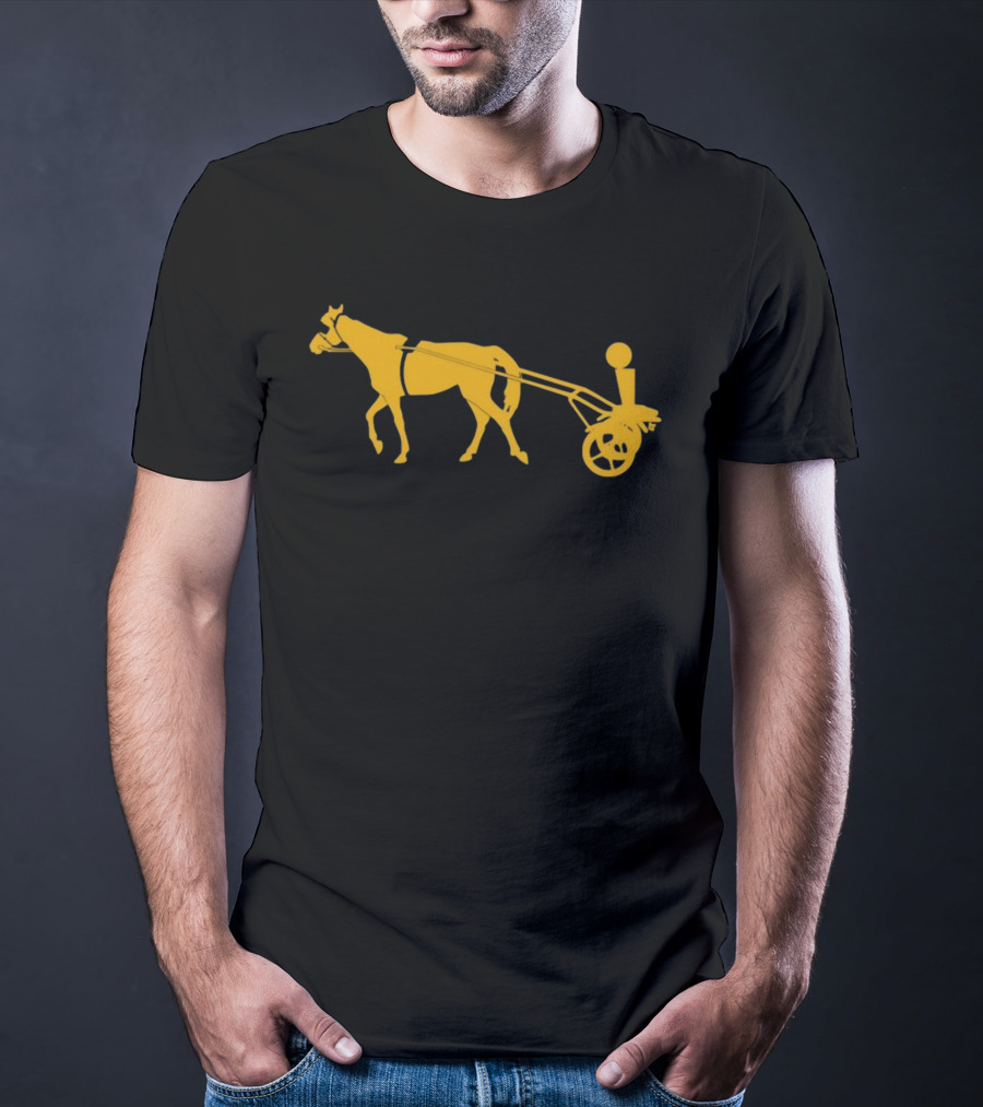 Joker Horse Cart Iconic Symbolic T-Shirt