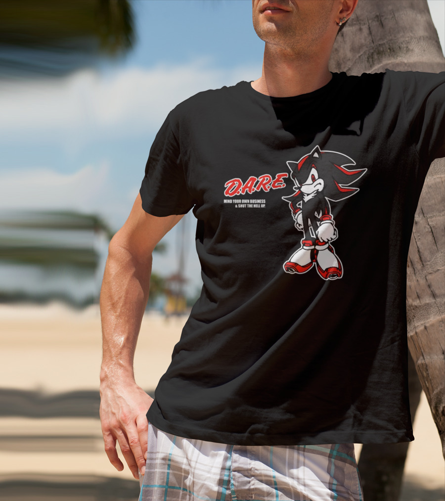 D.A.R.E. Mamono Darehog Mind Your Own Business And Shut The Hell Up T-Shirt