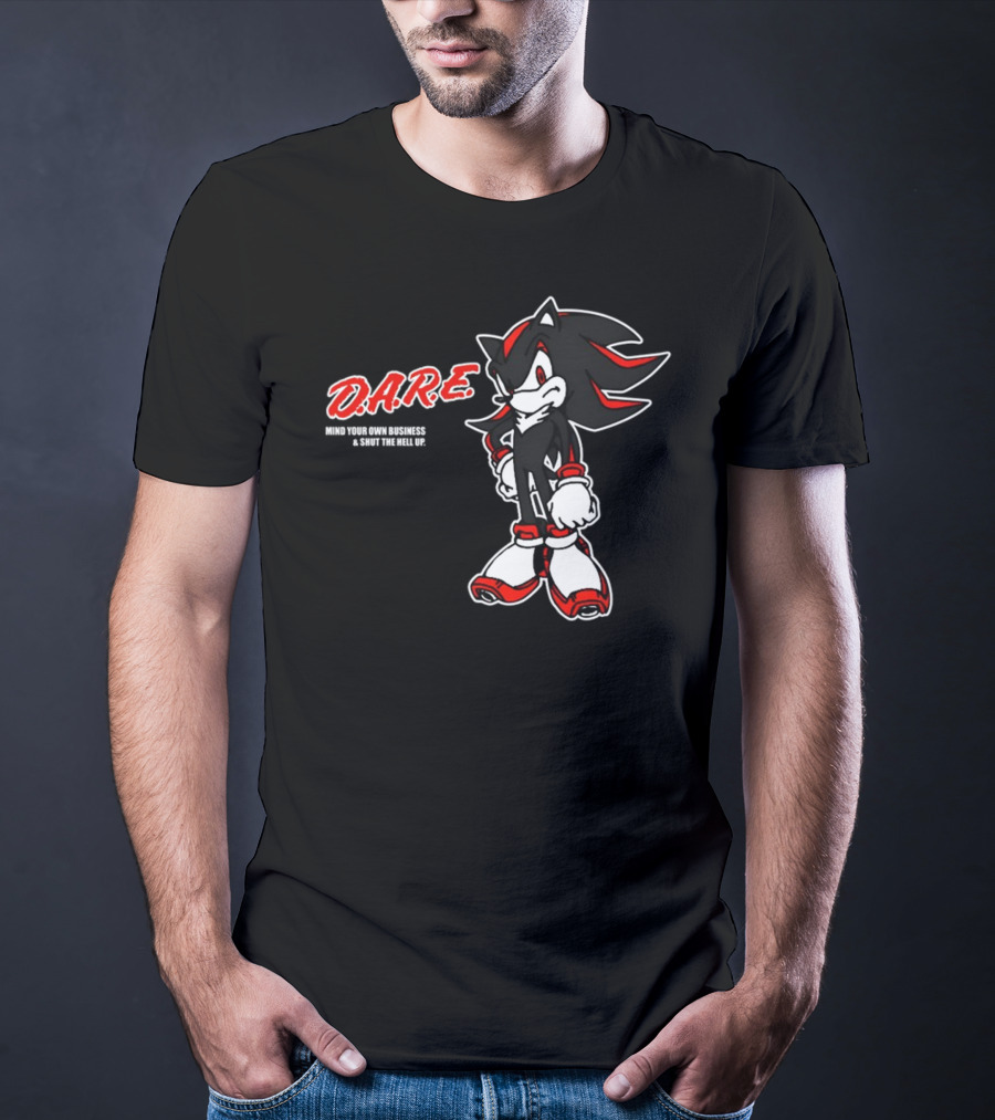 D.A.R.E. Mamono Darehog Mind Your Own Business And Shut The Hell Up T-Shirt