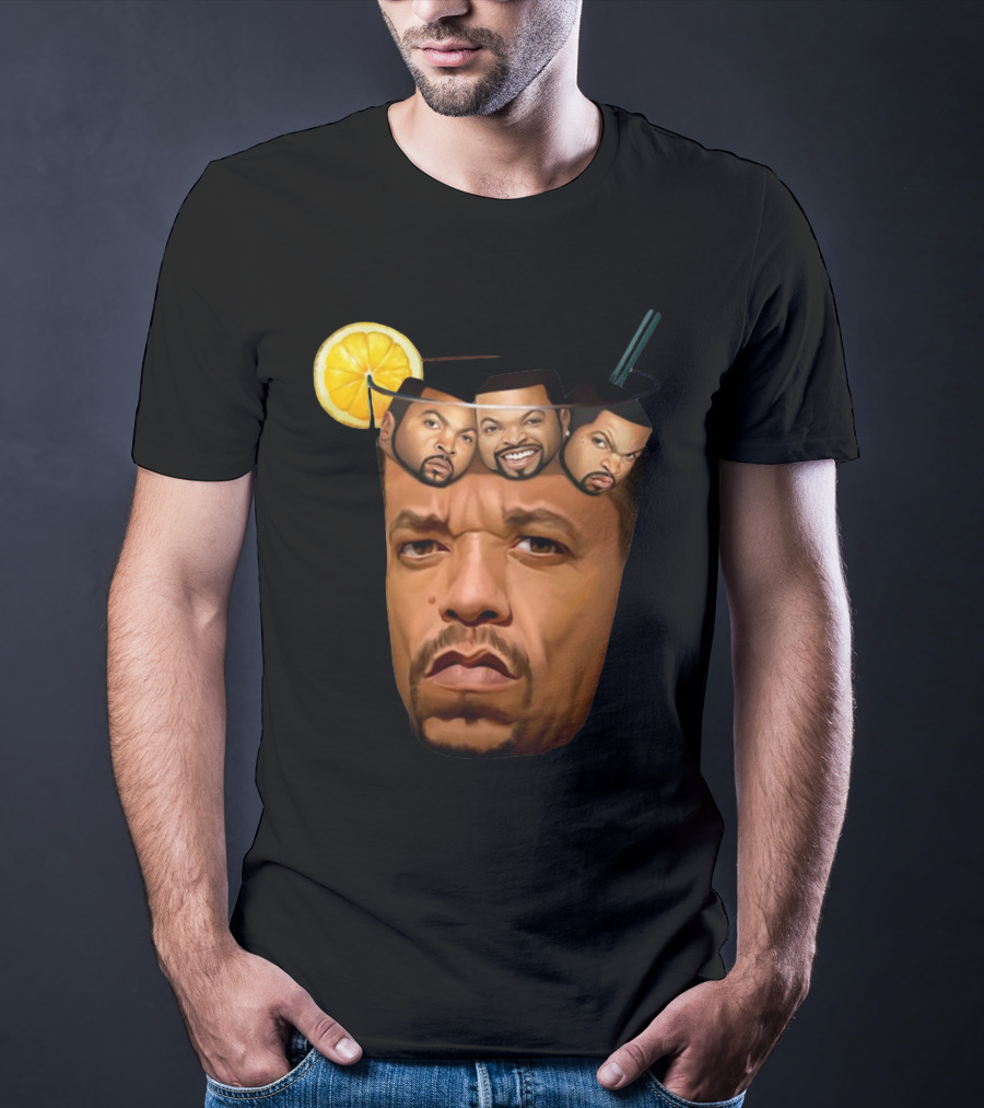 Teefury Got Ice Cube Ice-T Lemon Drink T-Shirt