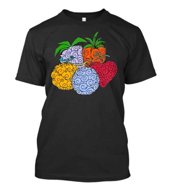 Crunchyroll One Piece Devil Fruits Colorful Collection T-Shirt