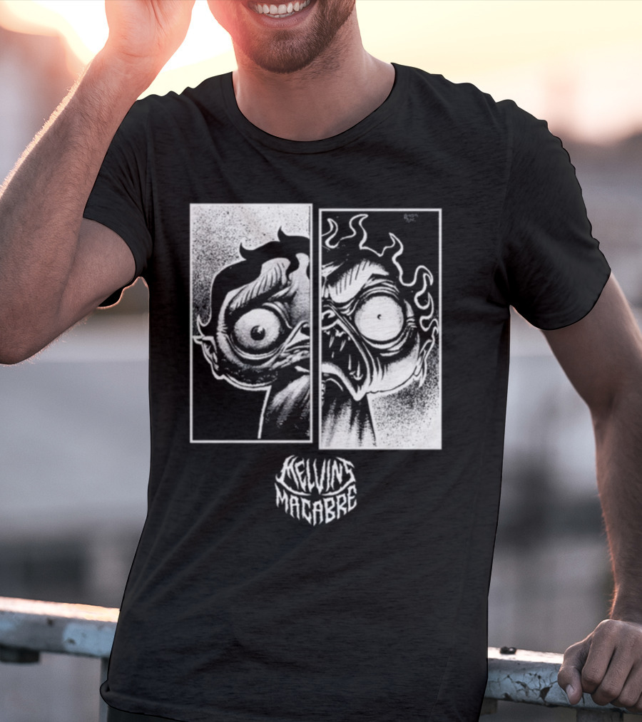 Melvin's Macabre Comic Horror Expression T-Shirt