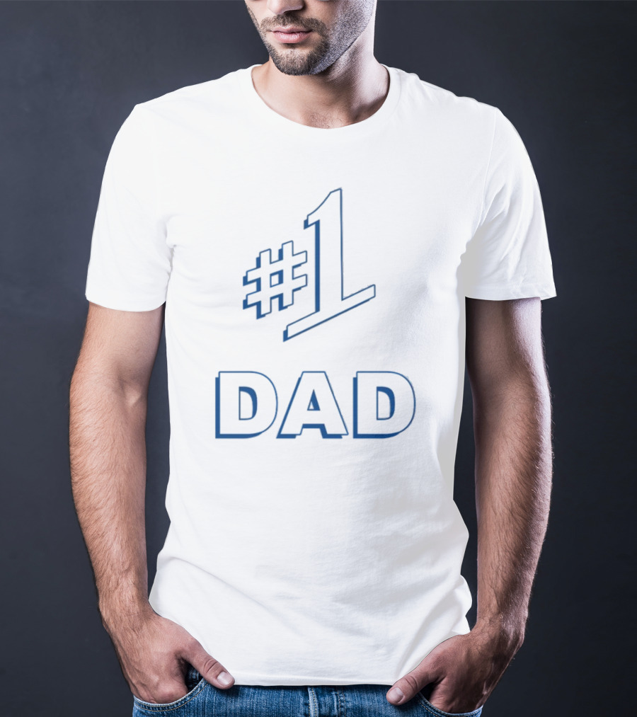 1 Dad Father's Day Gift Idea T-Shirt