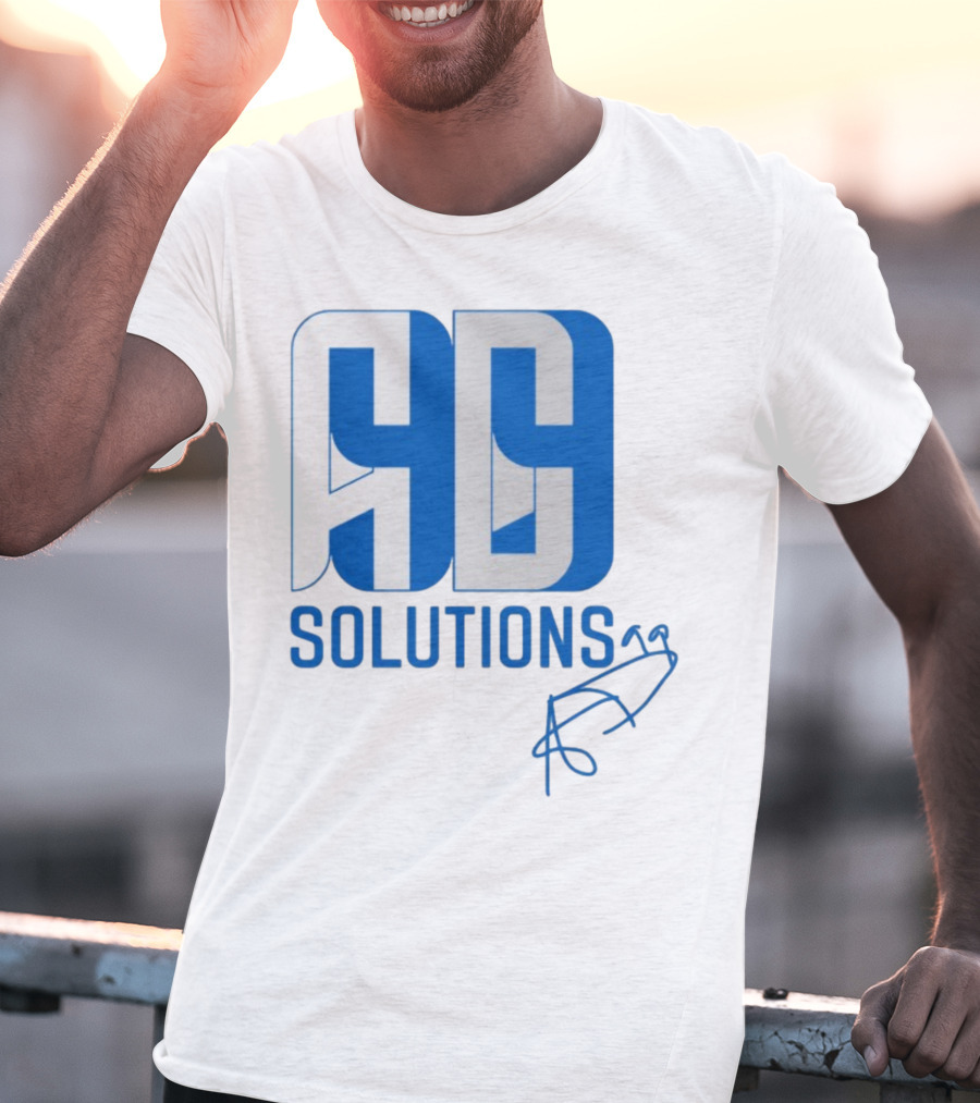 AD99 Solutions Aaron Donald Signature Autograph T-Shirt
