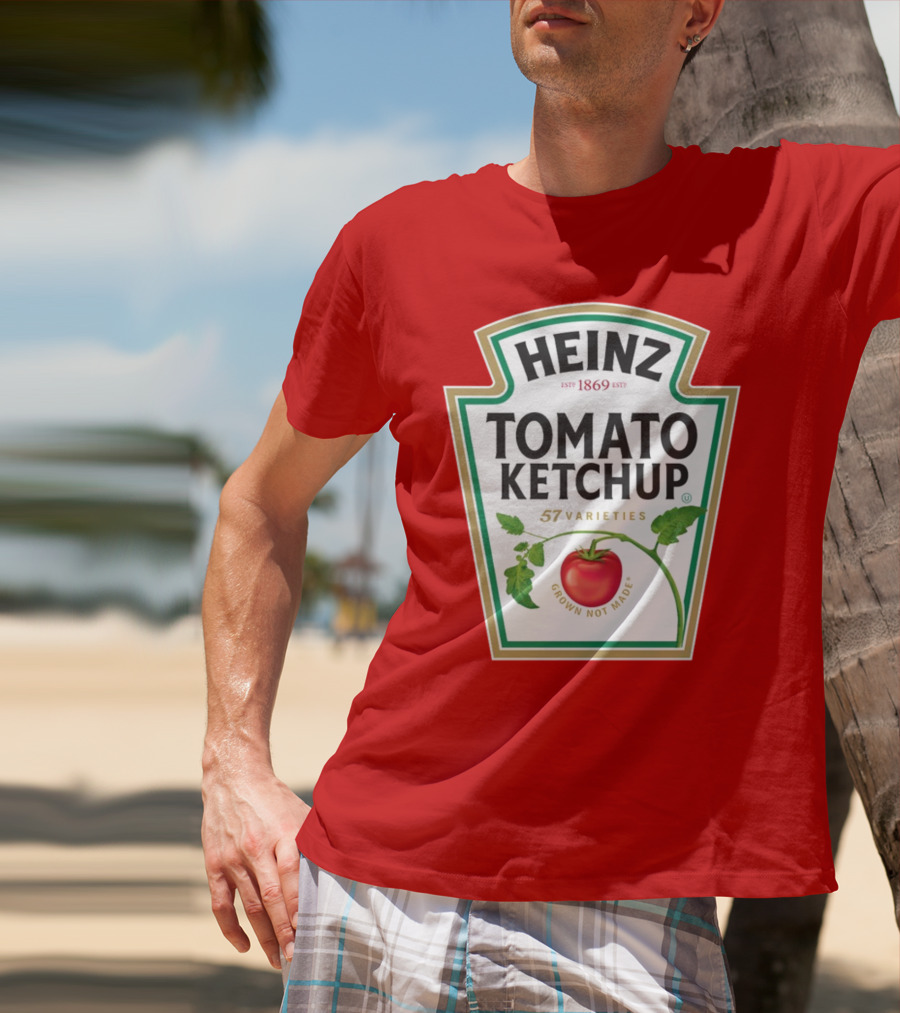 Heinz Tomato Ketchup 57 Varieties Grown Not Made Est 1869 T-Shirt