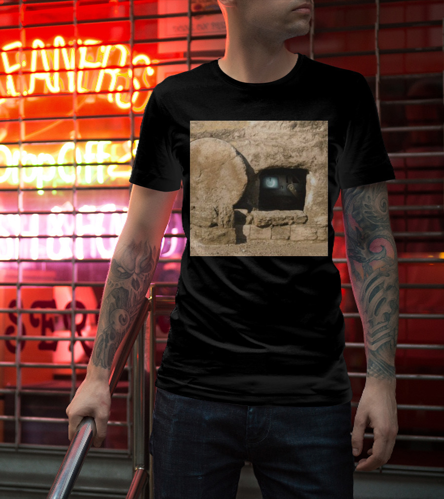 Reboot Van Cave With Stone Doorway And Tech Screen T-Shirt