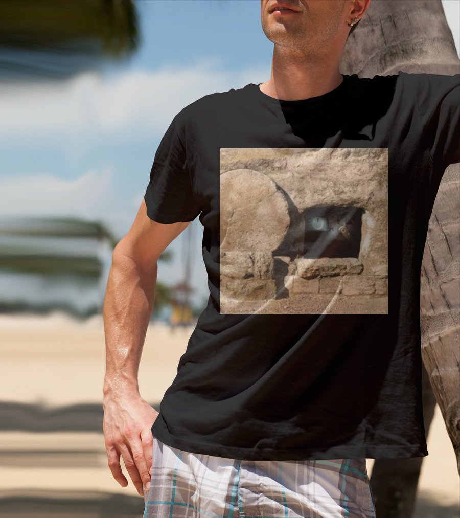 Reboot Van Cave With Stone Doorway And Tech Screen T-Shirt