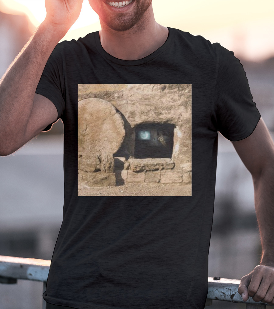 Reboot Van Cave With Stone Doorway And Tech Screen T-Shirt