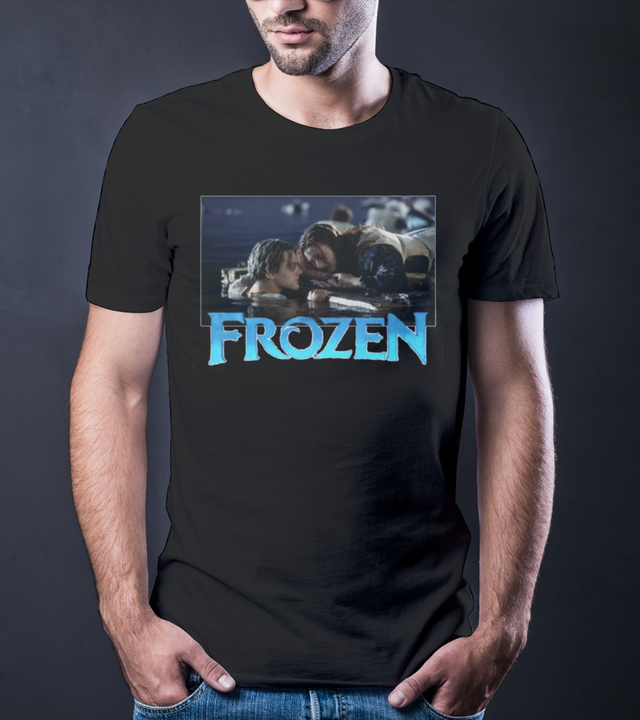 Rose Dewitt Bukater Frozen Ice Water Scene T-Shirt