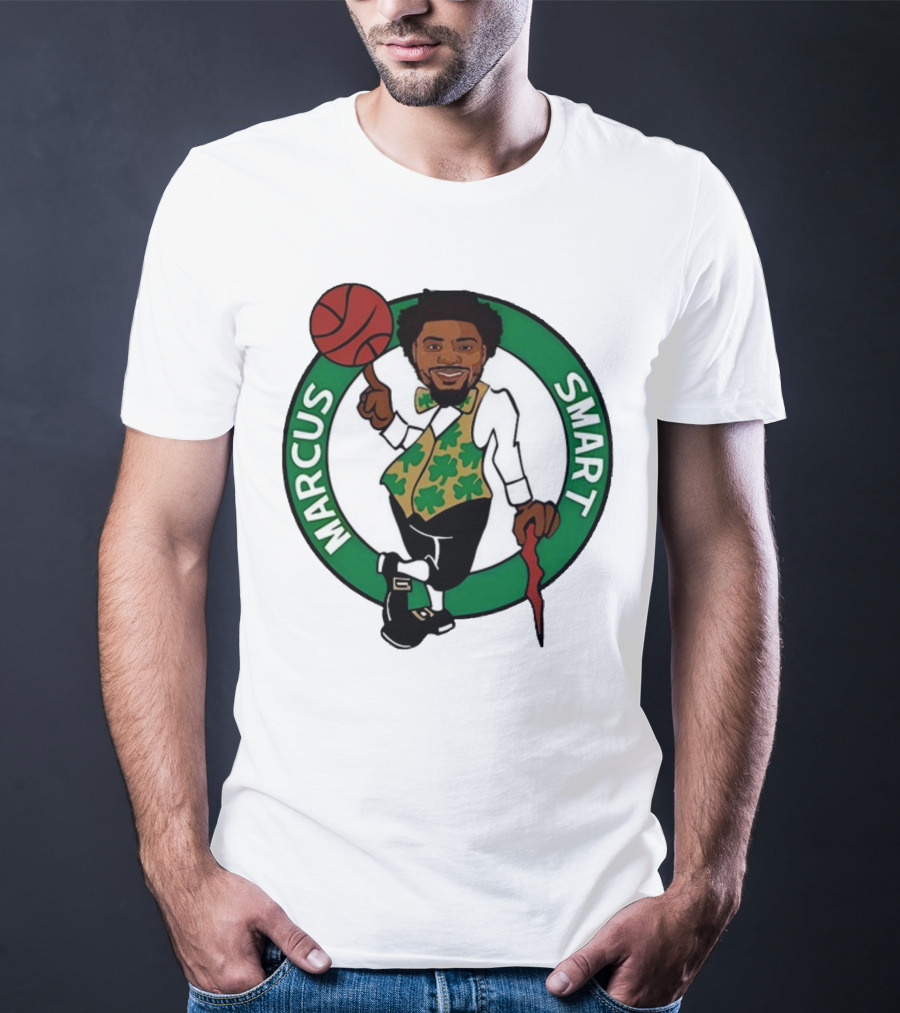 Marcus Smart Celtics Basketball Character T-Shirt