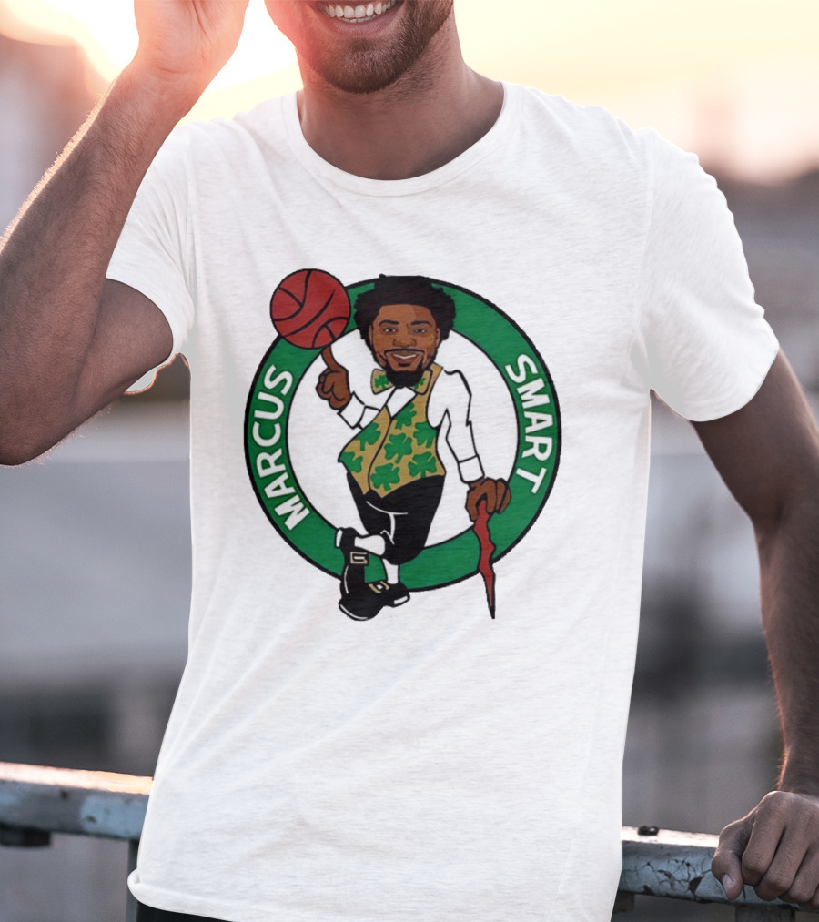 Marcus Smart Celtics Basketball Character T-Shirt