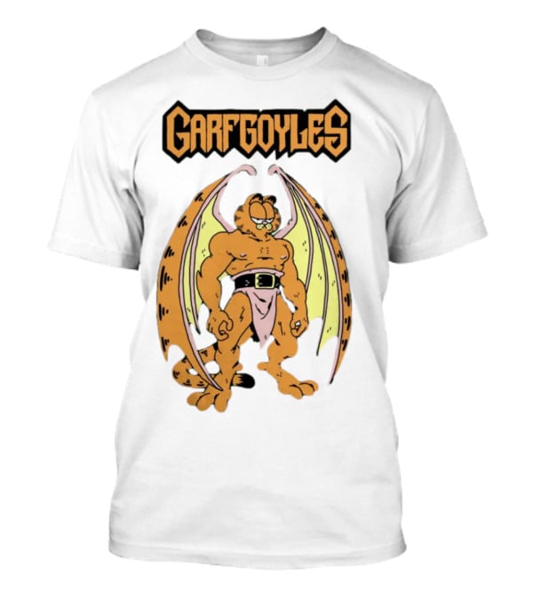 Garfgoyles Garfield David C. Smith T-Shirt