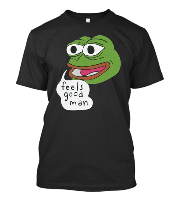 Pepe Feels Good Man Meme Iconic Expression T-Shirt