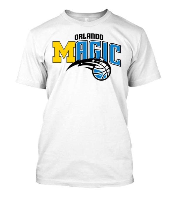 Orlando Magic Michigan Sports Collab Swanky Wolverine T-Shirt