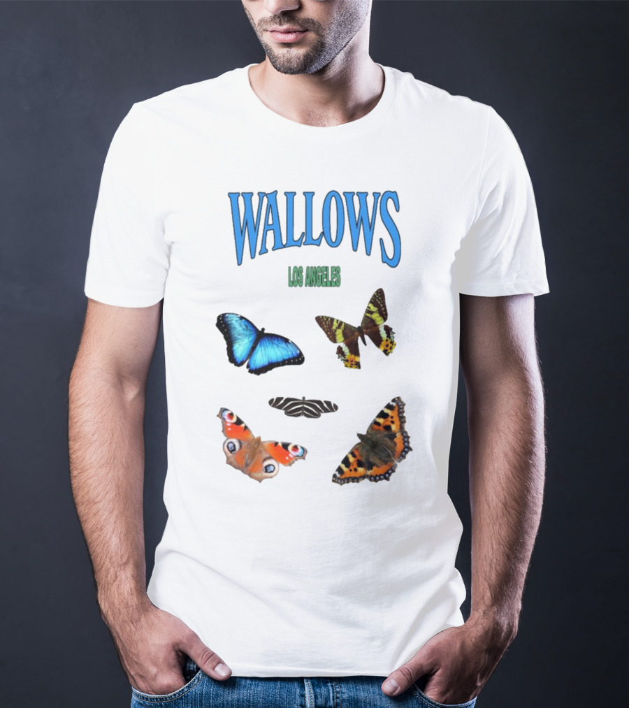 WALLOWS LOS ANGELES BUTTERFLIES T-Shirt