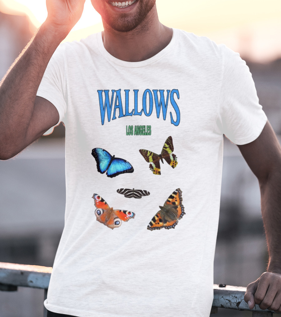 WALLOWS LOS ANGELES BUTTERFLIES T-Shirt