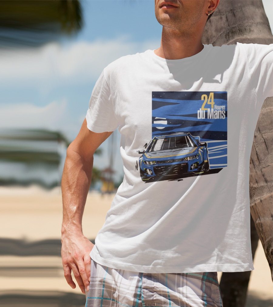 24 Heures Du Mans Racing Car Scene Cam De Bastiani T-Shirt