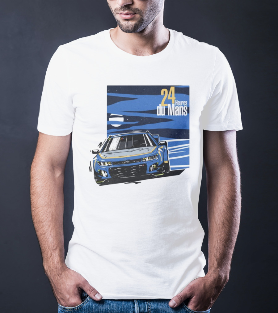 24 Heures Du Mans Racing Car Scene Cam De Bastiani T-Shirt
