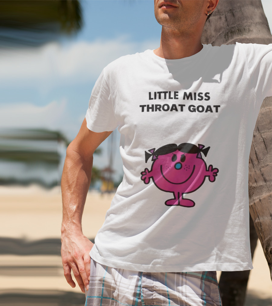 Little Miss Throat Goat Mr. Men T-Shirt