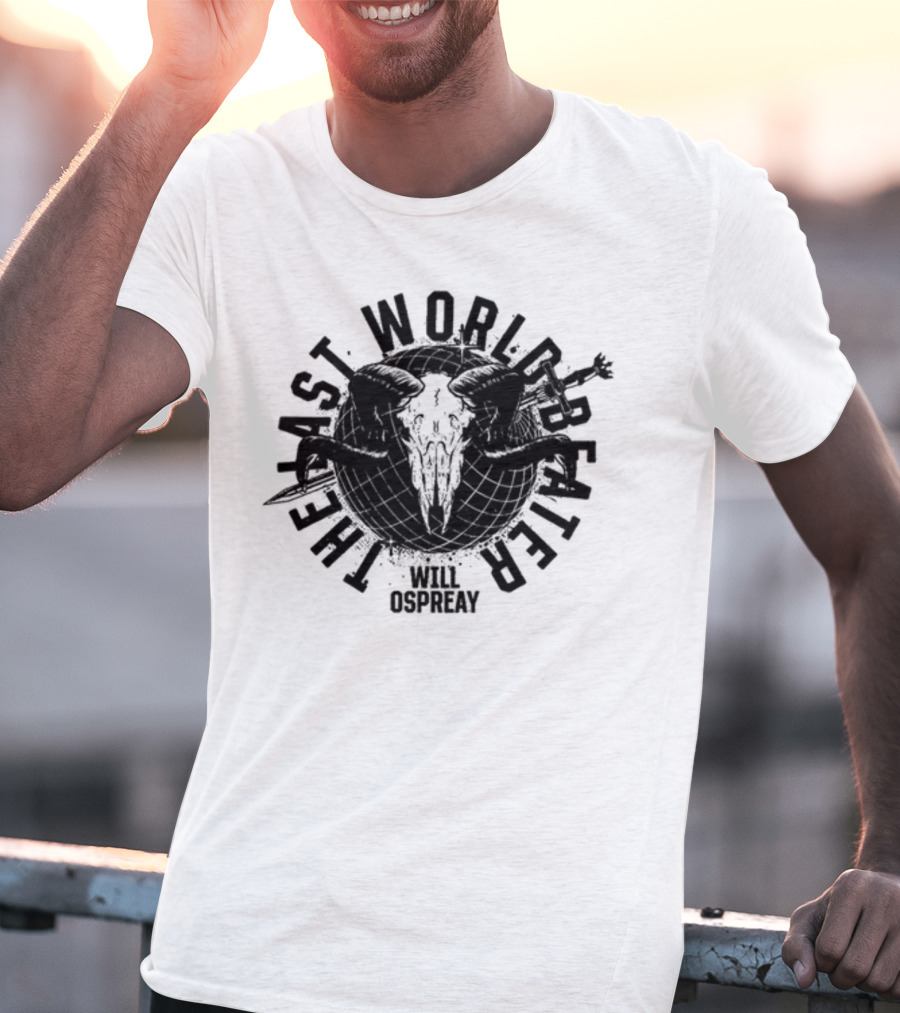 The Last World Beater Will Ospreay Skull And Wings T-Shirt