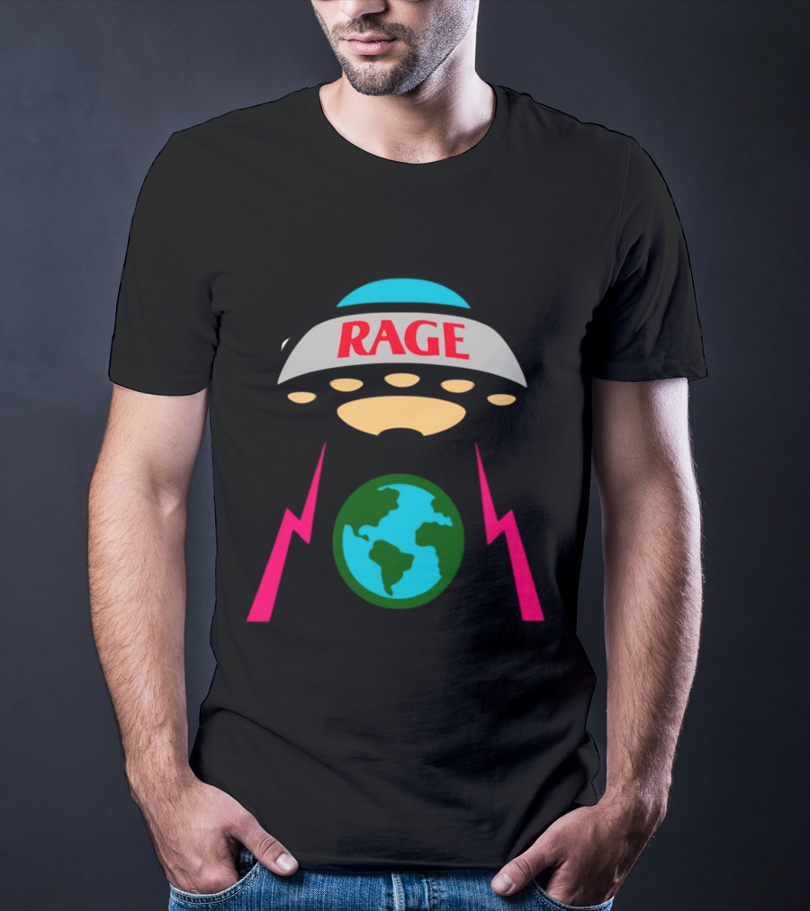 Members Of The Rage UFO Earth Lightnings T-Shirt