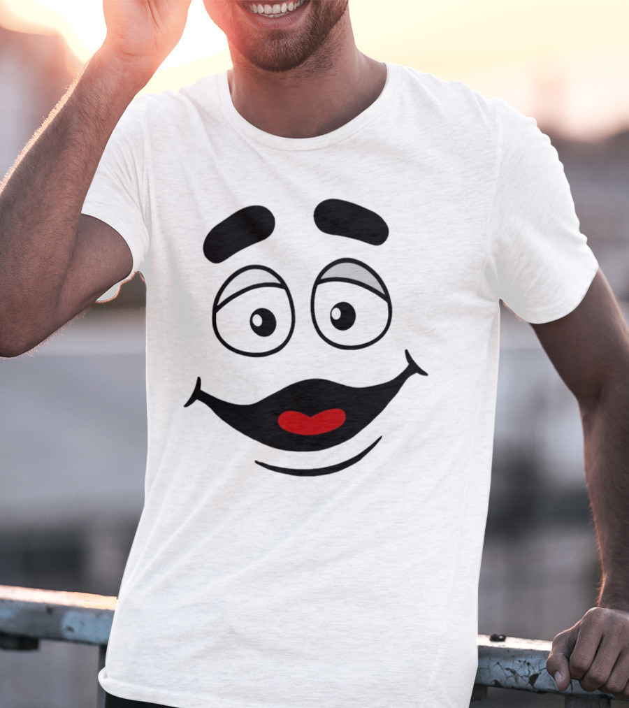 Goldenarchesunlimited Grimace Face Character Expression T-Shirt