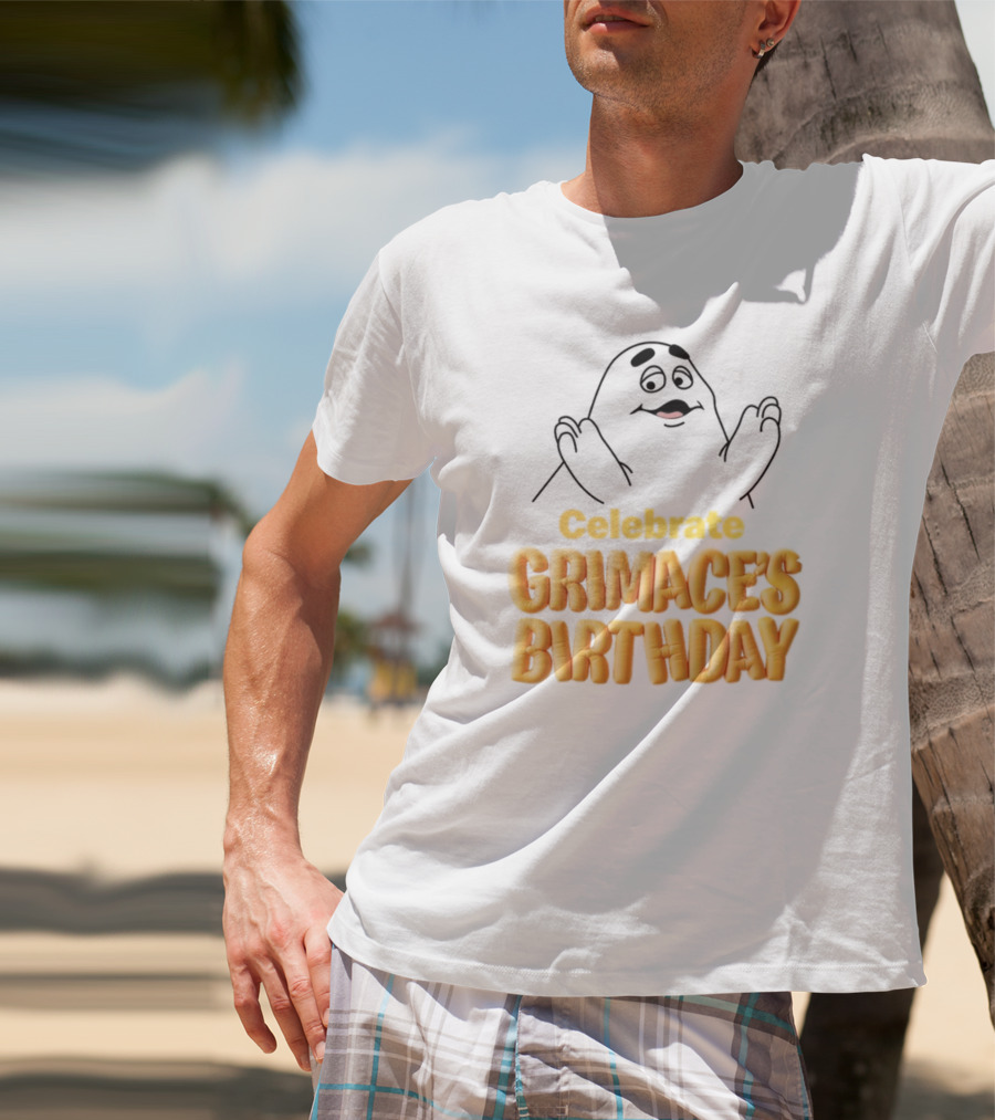 Celebrate Grimace's Birthday T-Shirt