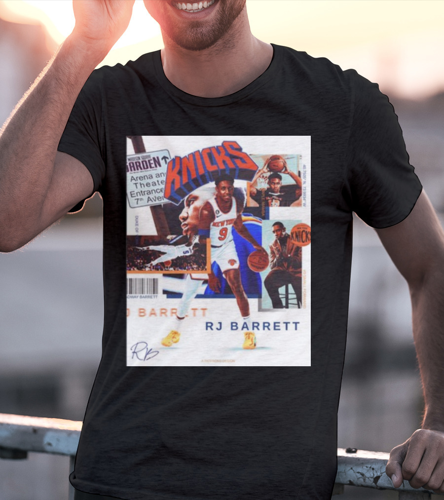 Madison Square Garden Knicks RJ Barrett 9 T-Shirt