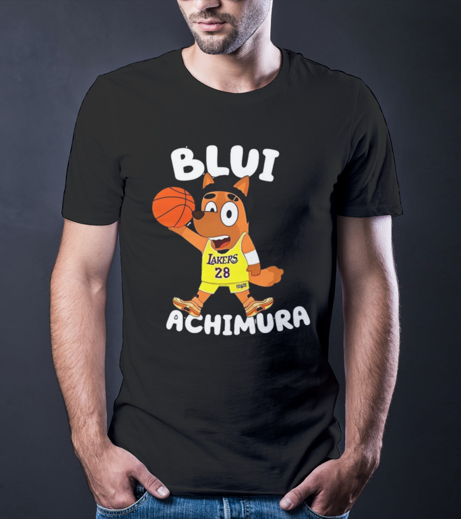 Blui Hachimura Lakers 28 Basketball Player Fox T-Shirt