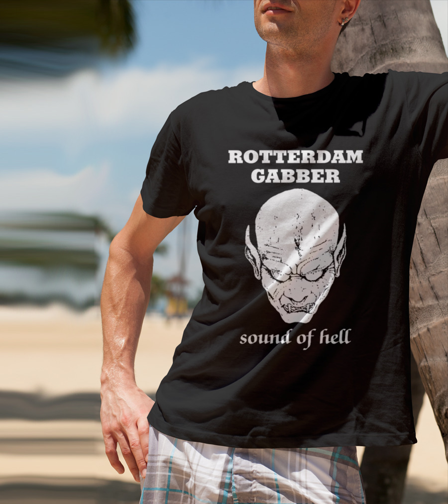 ROTTERDAM GABBER SOUND OF HELL Demon Head T-Shirt