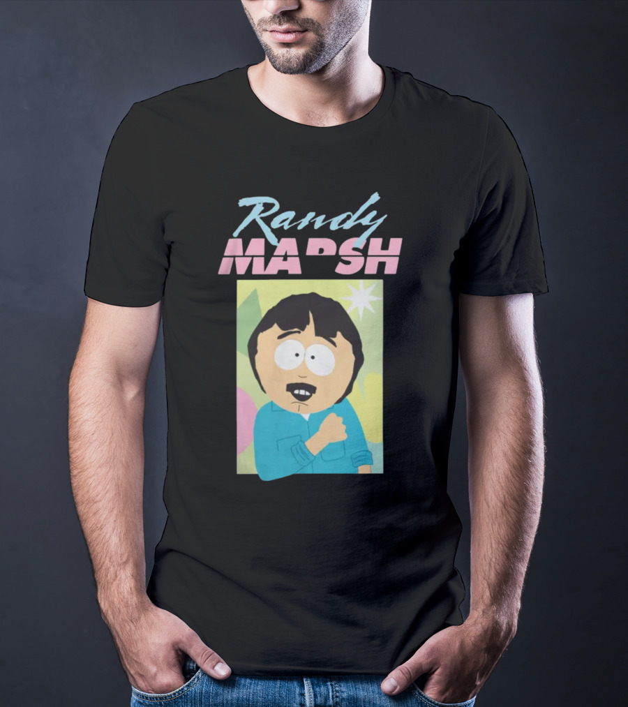 Randy Marsh Retro Pastel Cartoon Character T-Shirt