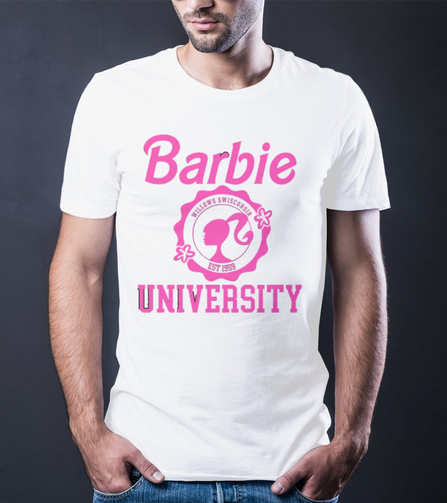 Barbie University Willows Wisconsin Est 1959 T-Shirt