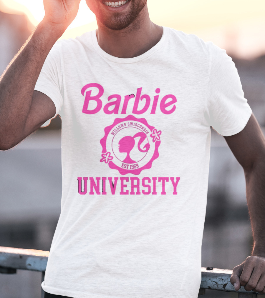 Barbie University Willows Wisconsin Est 1959 T-Shirt