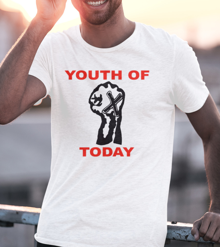 Youth Of Today Fist With Cross T-Shirt