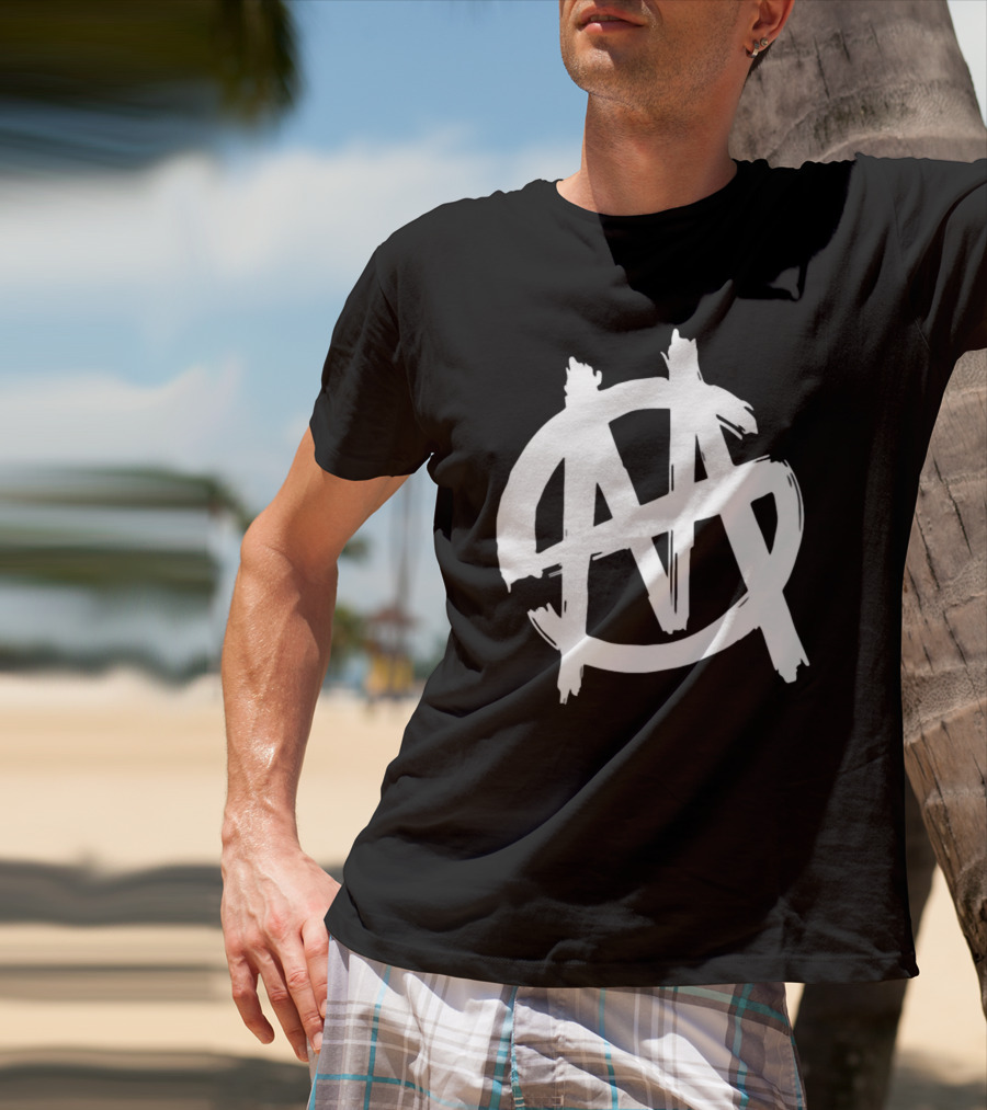 Phaseoneau Anarchy Symbol Sounds Of Mayhem T-Shirt