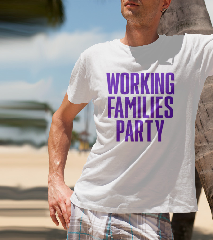 Working Families Party Bold Purple T-Shirt