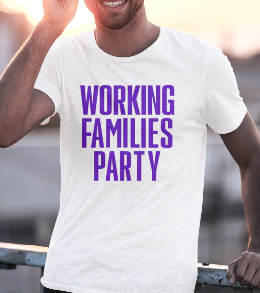 Working Families Party Bold Purple T-Shirt