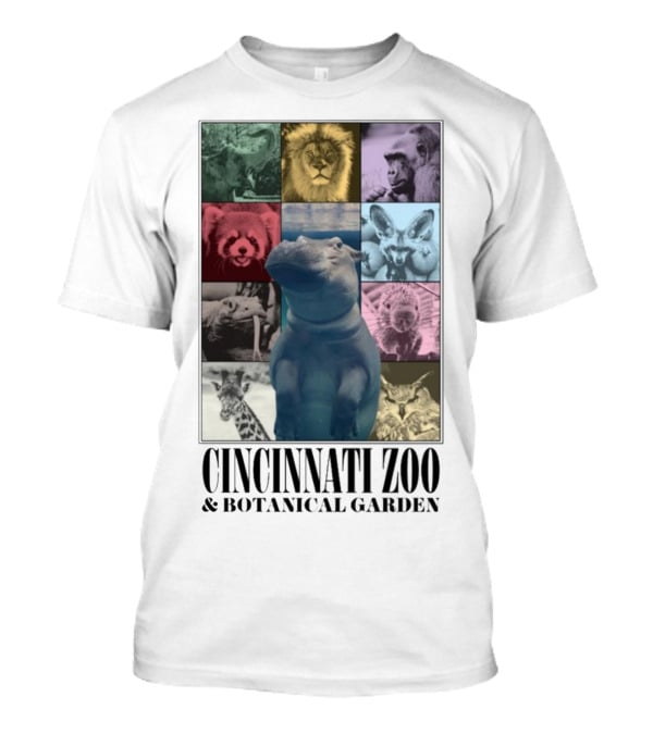 Cincinnati Zoo And Botanical Garden Animal Collage Cnz Eras T-Shirt