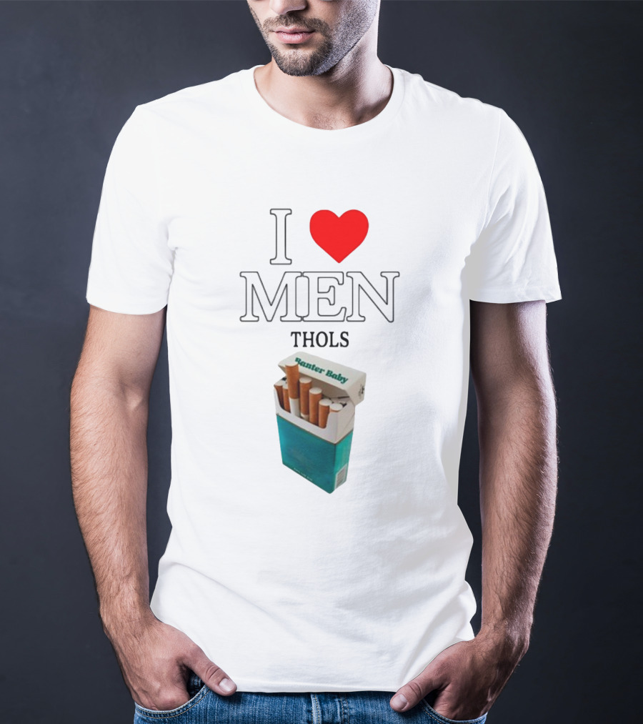 I Heart Men Thols Banter Baby Cigarette Pack T-Shirt