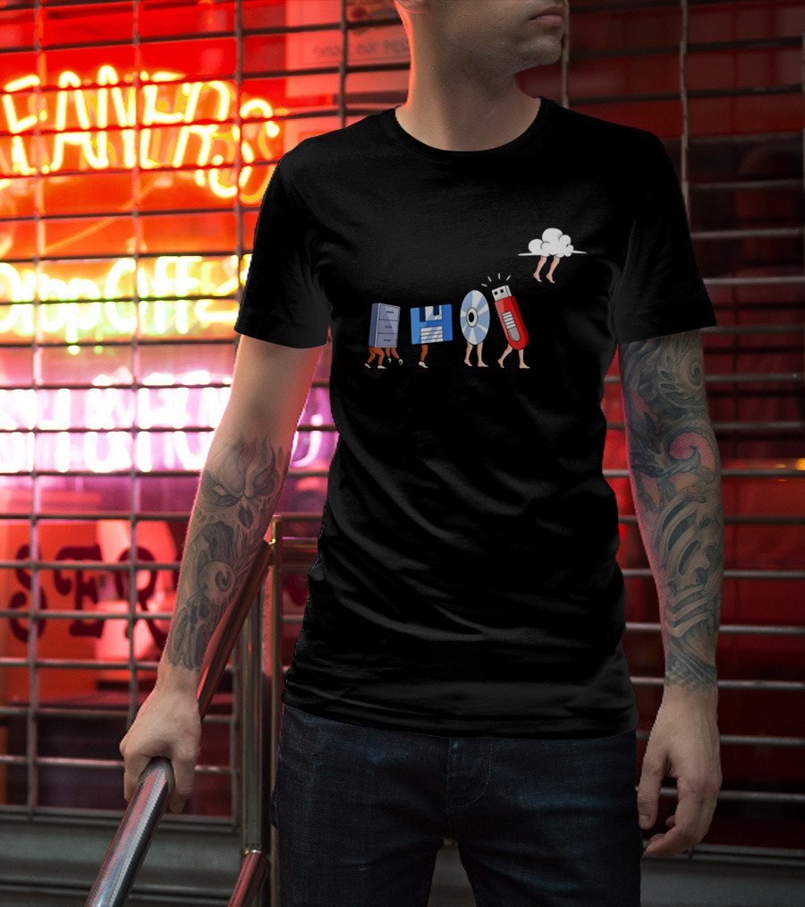 Computer Engineering Evolution Funny Geek Engineer Software T-Shirt