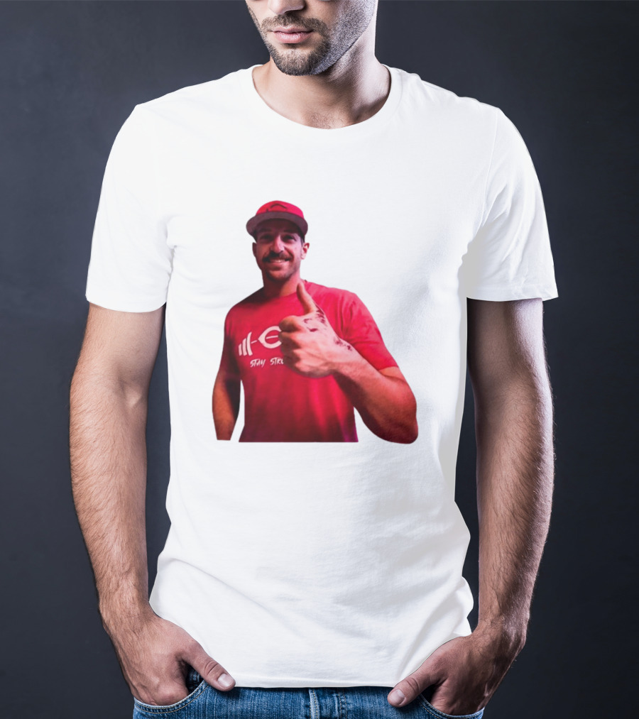 Stay Steer Thumbs Up Cincinnati Red Cap T-Shirt