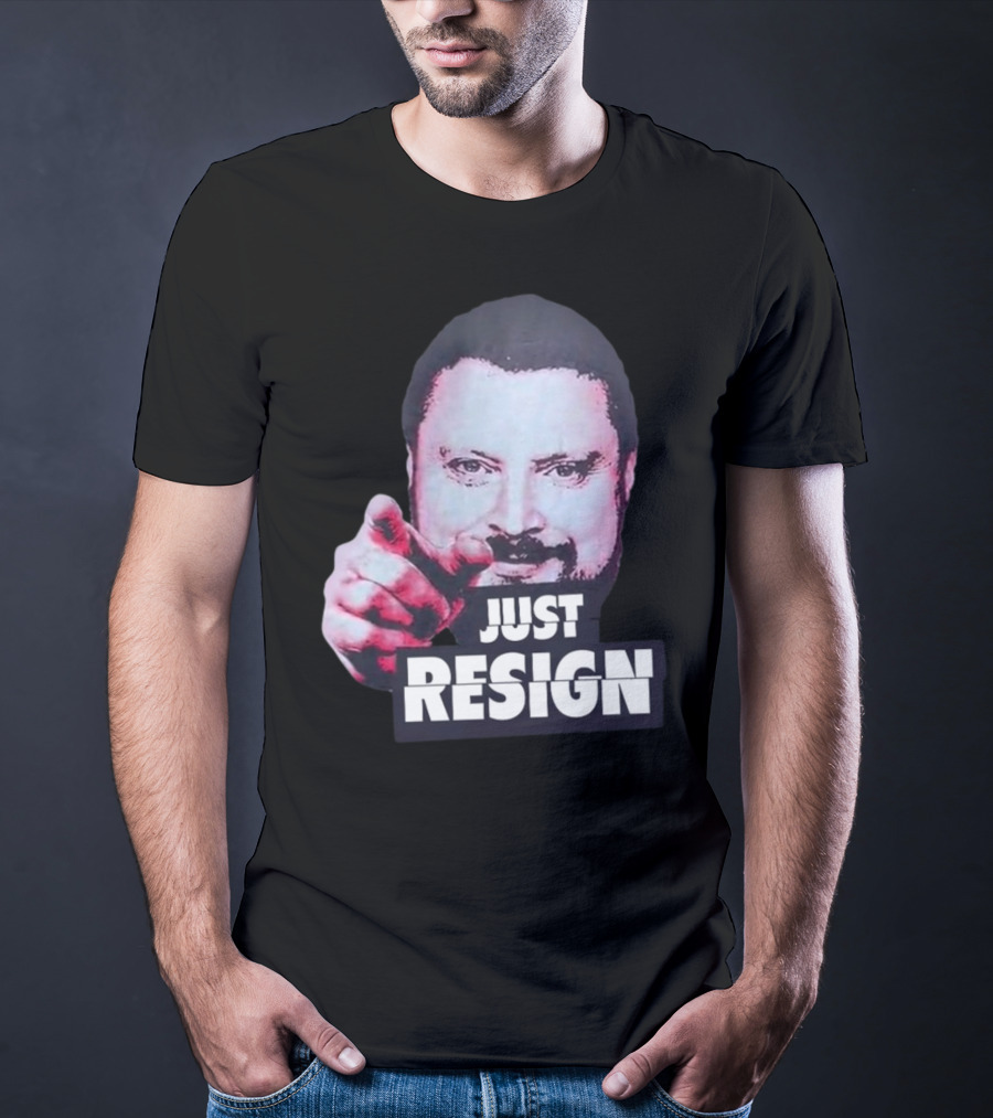 Simon Williams Just Resign Pointing Meme T-Shirt