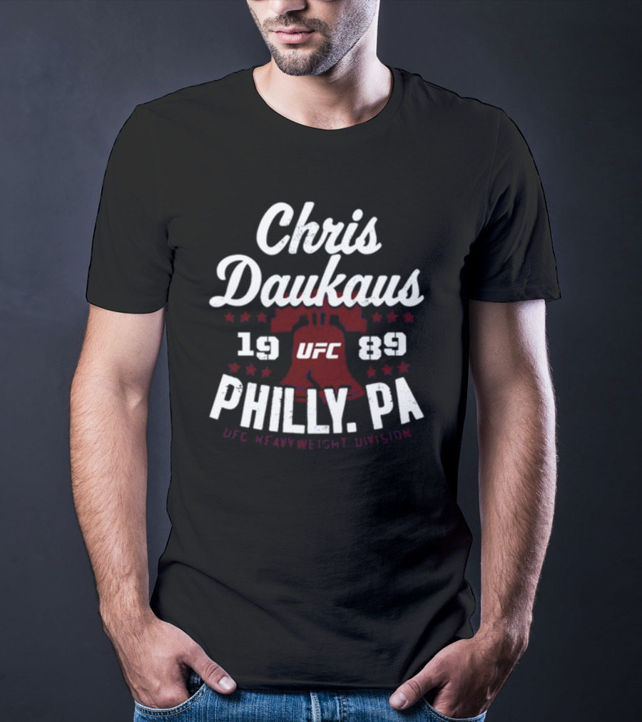 Chris Daukaus UFC 1989 Philly PA Heavyweight Division T-Shirt