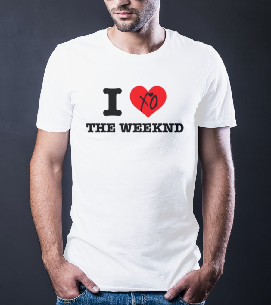 Hoesforclothes I Heart XO The Weeknd T-Shirt