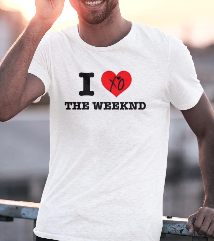 Hoesforclothes I Heart XO The Weeknd T-Shirt