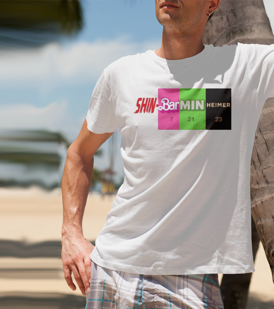 SHIN BARBIE MINIONS OPPENHEIMER 7 21 23 T-Shirt