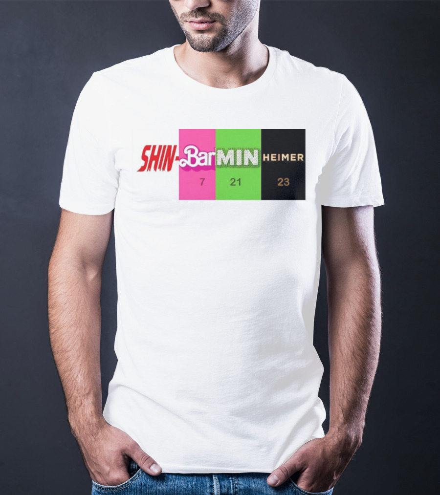 SHIN BARBIE MINIONS OPPENHEIMER 7 21 23 T-Shirt