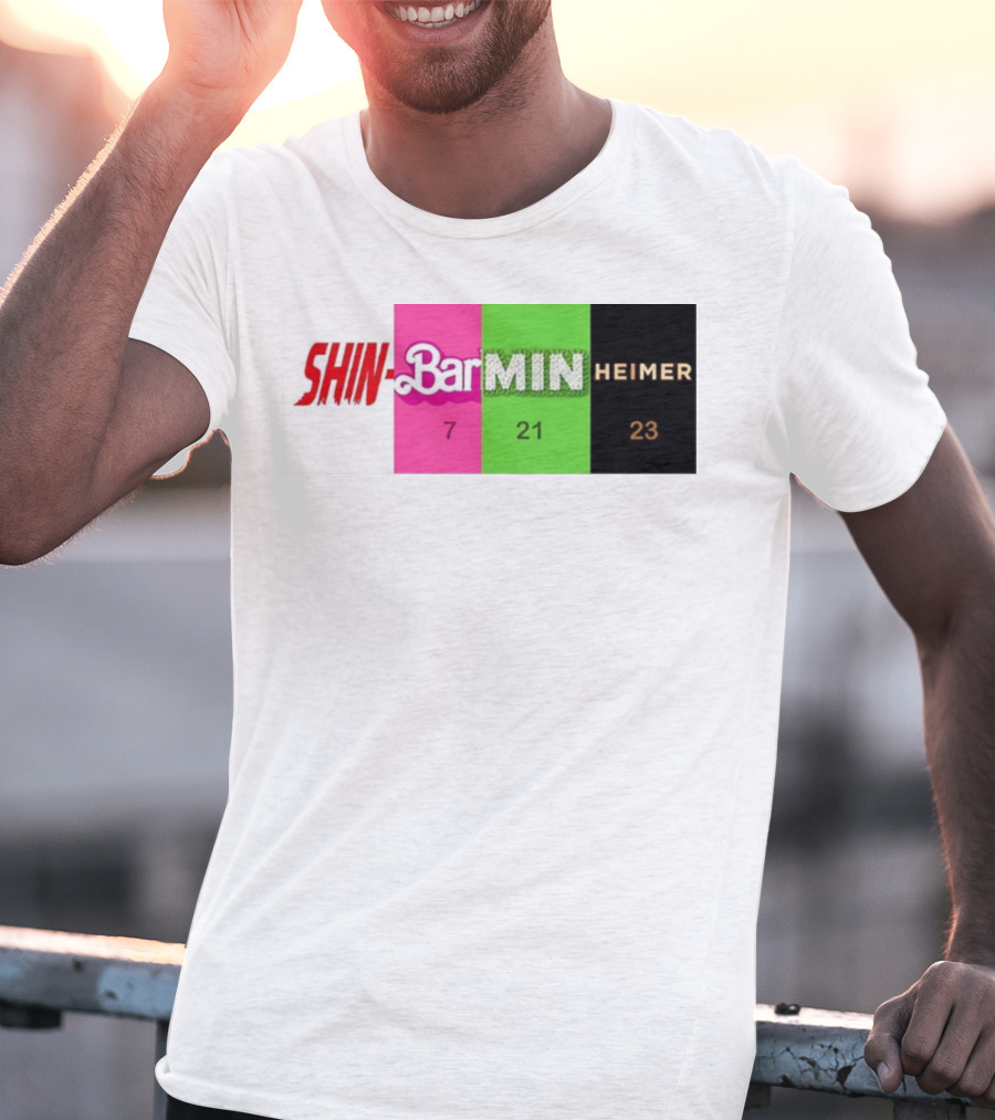 SHIN BARBIE MINIONS OPPENHEIMER 7 21 23 T-Shirt