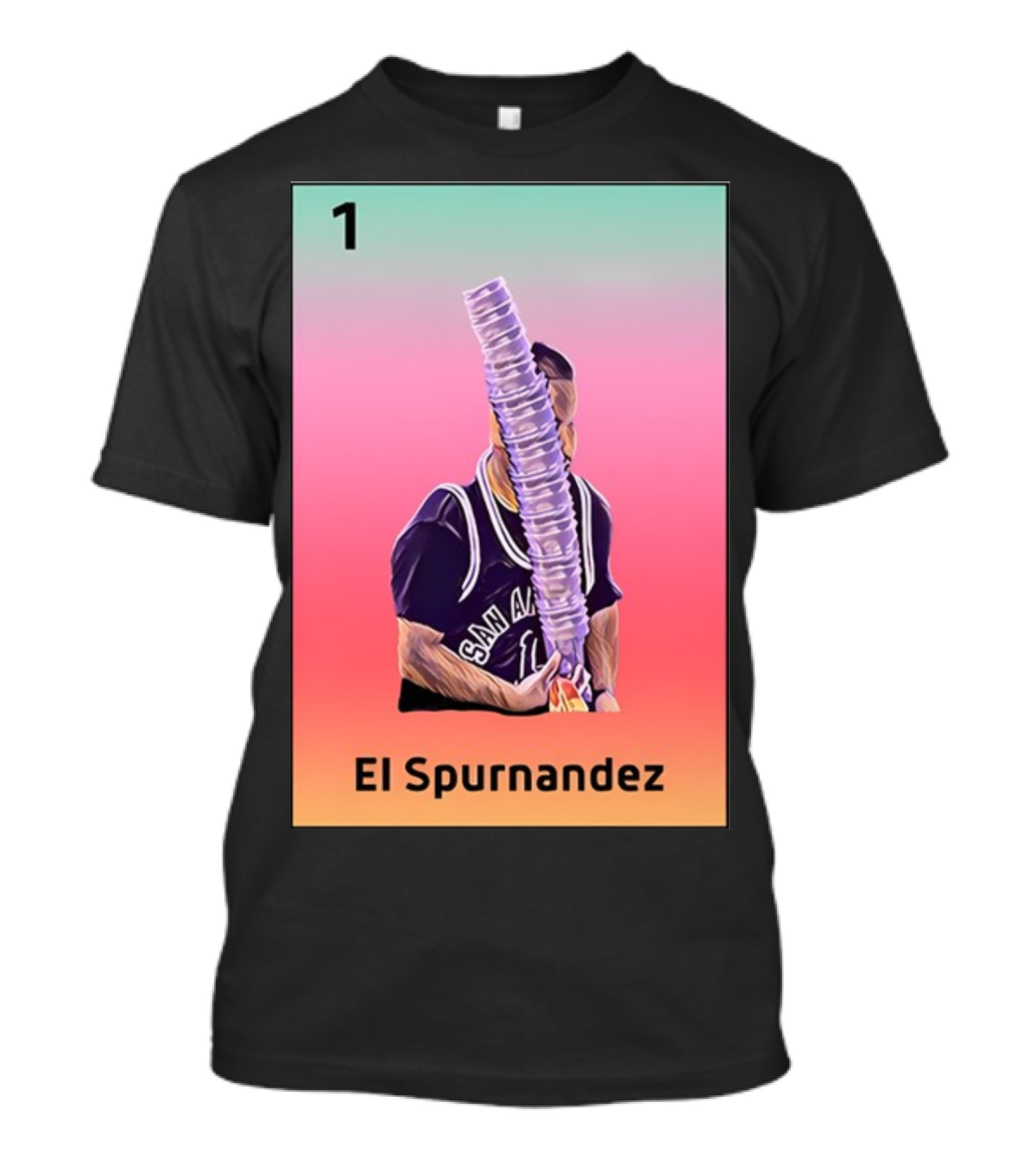 1 San Antonio El Spurnandez Bexar County Social Niosa T-Shirt